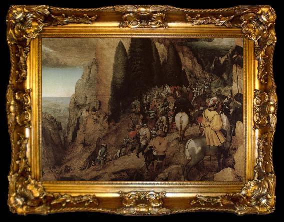 framed  Pieter Bruegel Saul changes, ta009-2
